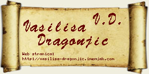 Vasilisa Dragonjić vizit kartica